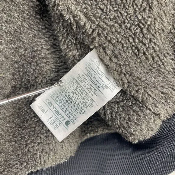 Carhartt Wildwood Jacket Sherpa Lined Womens Large 100815-001 Black - Picture 4 of 14